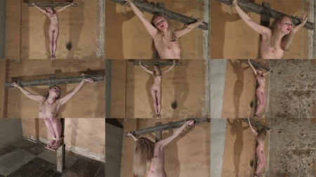 Crucifixion 2 Full HD - The girl on the cross. She's suffering. 
The crucifixion is indeed a terrible penalty....
You'll see.